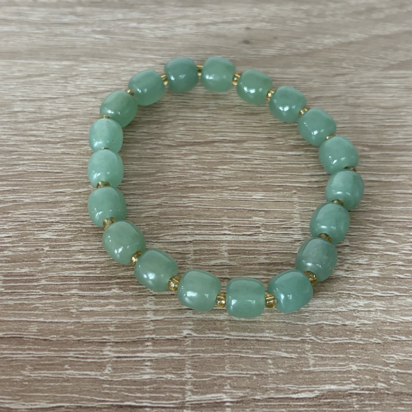 Armband van natuurlijk groen aventurijn – photo 2